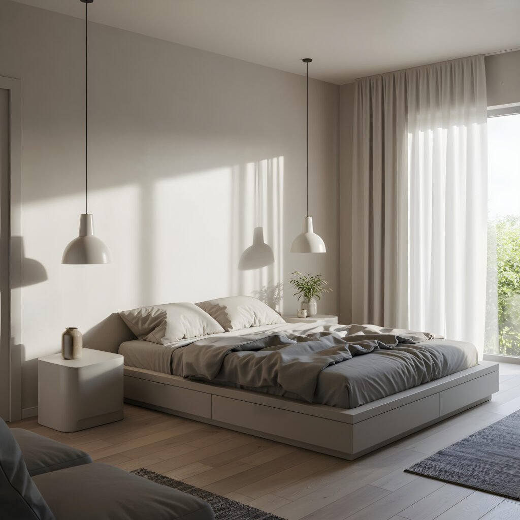 Minimalist Bedroom Interior Design With Natural Light 1024x1024